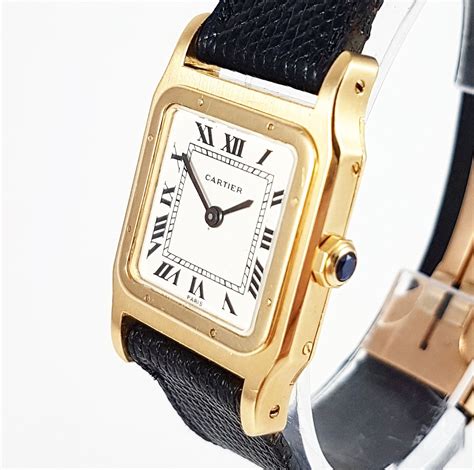 cartier santos watch 1970s.